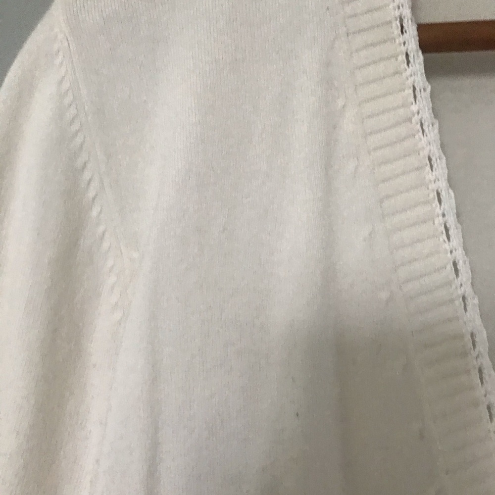 Soft feel no Itch Cotton Cardigan/Top Pretty Vintage classic quality - Picture 7 of 16